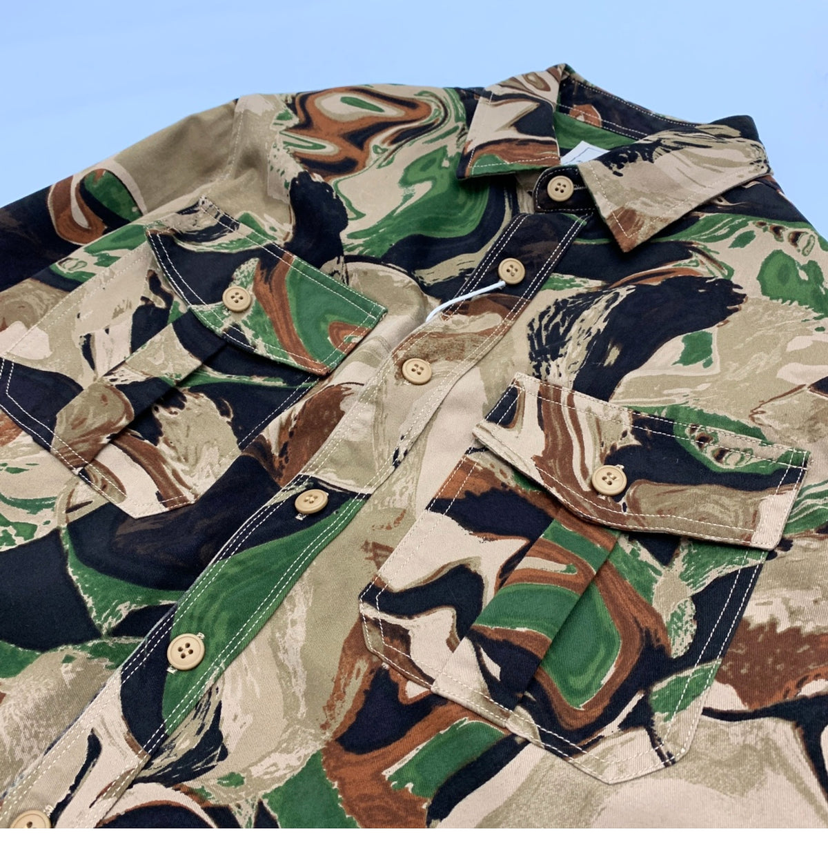 Beautiful Camouflage DressShirt Men's - enhanced image 5