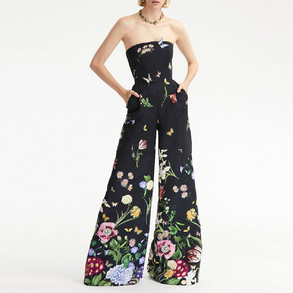 Botanical Floral Print Jumpsuit - enhanced image 5