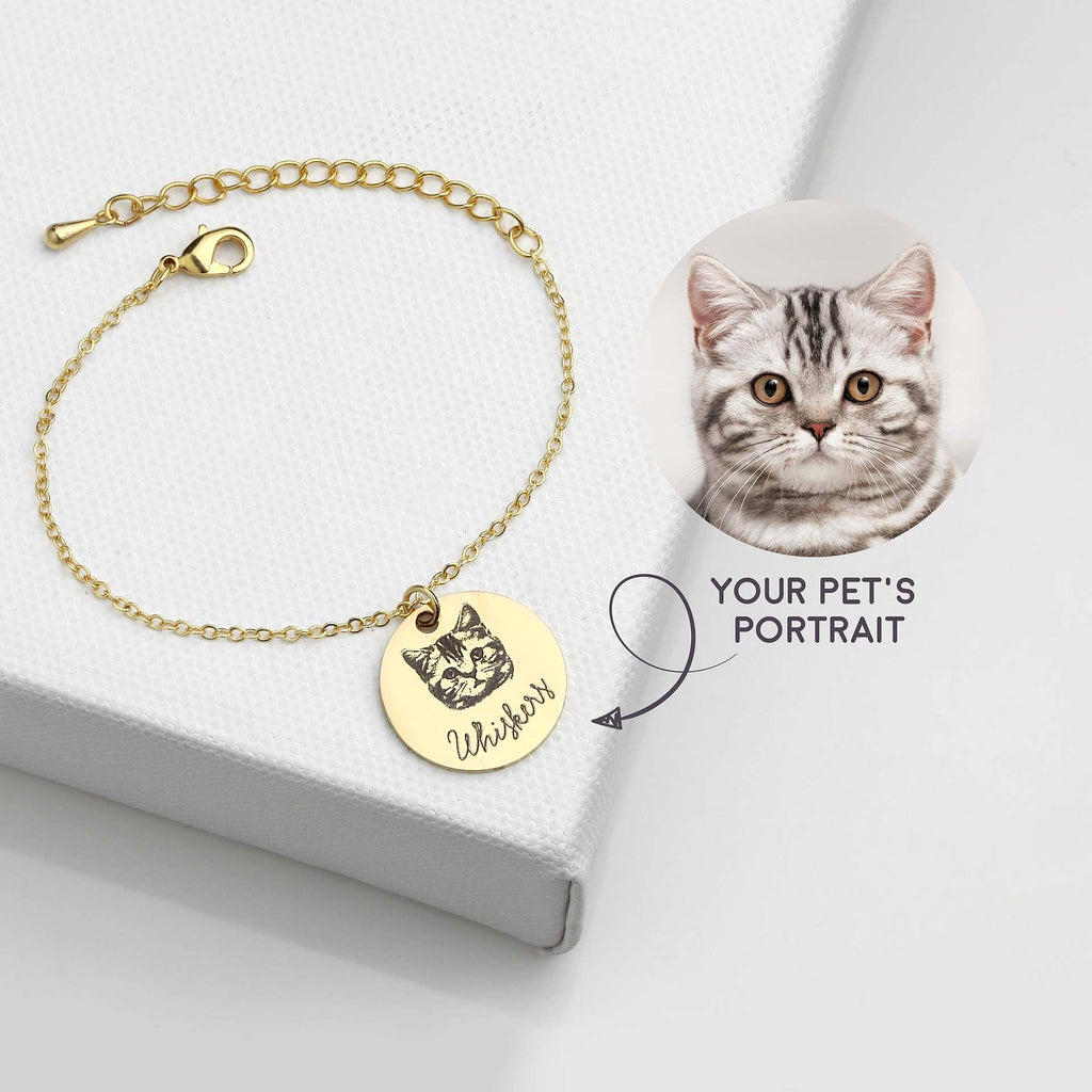 Hand-Painted Pet Bracelet – Custom Cat & Dog Jewelry for Animal Lovers - enhanced image 5