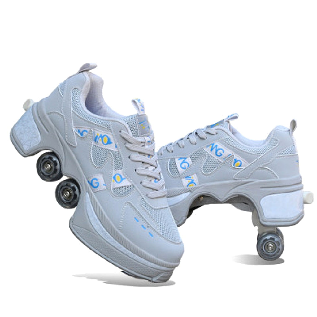 Breathable Childrens Heelys Single And Double Roller Skates - enhanced image 5