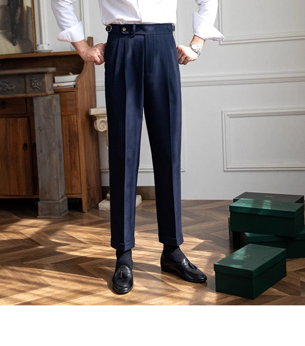British Men Business Casual Pants - enhanced image 5