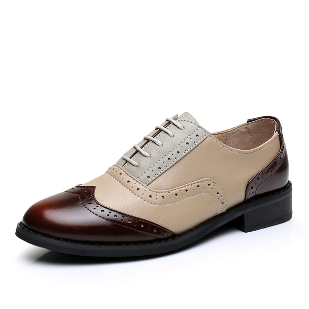 British style color matching shoes Women - enhanced image 5