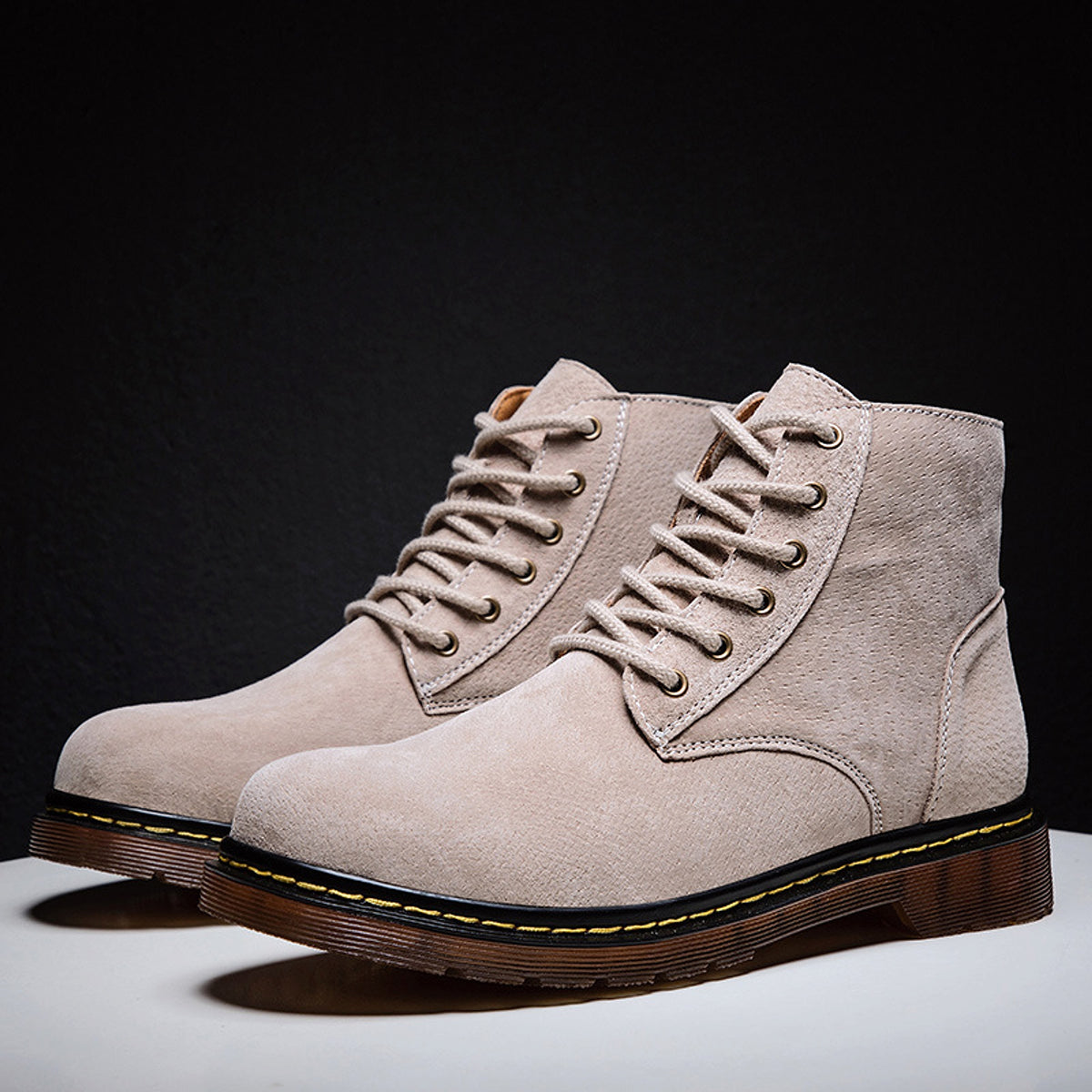 high-top casual single boots men - enhanced image 5