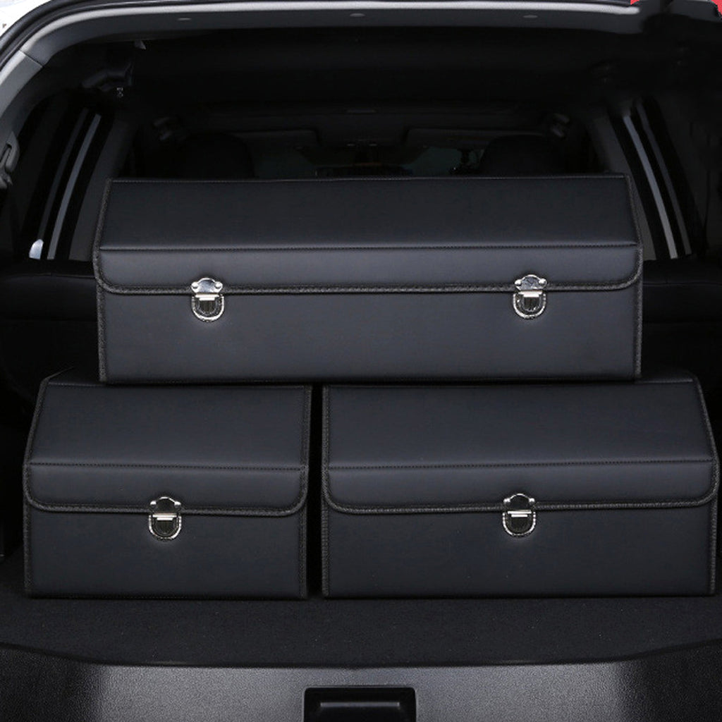 CarVault™ – Foldable Car Trunk Storage Box (Leather Style) - enhanced image 5