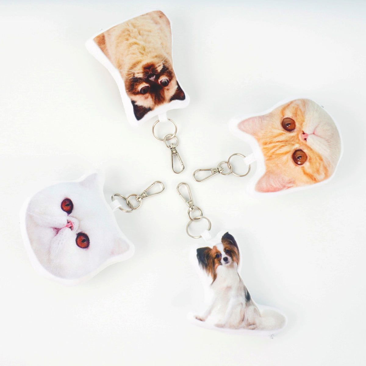 Custom Pet Photo Keychain – Personalized Gift for Pet Lovers! - enhanced image 5