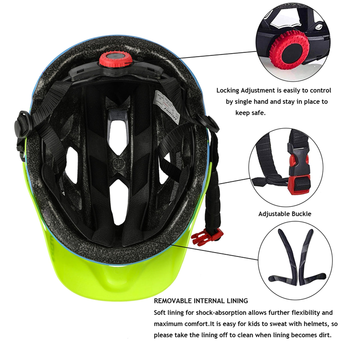 Children's Bicycle Riding Helmet Skateboard Boys And Girls Skating Skateboard Helmets - enhanced image 5