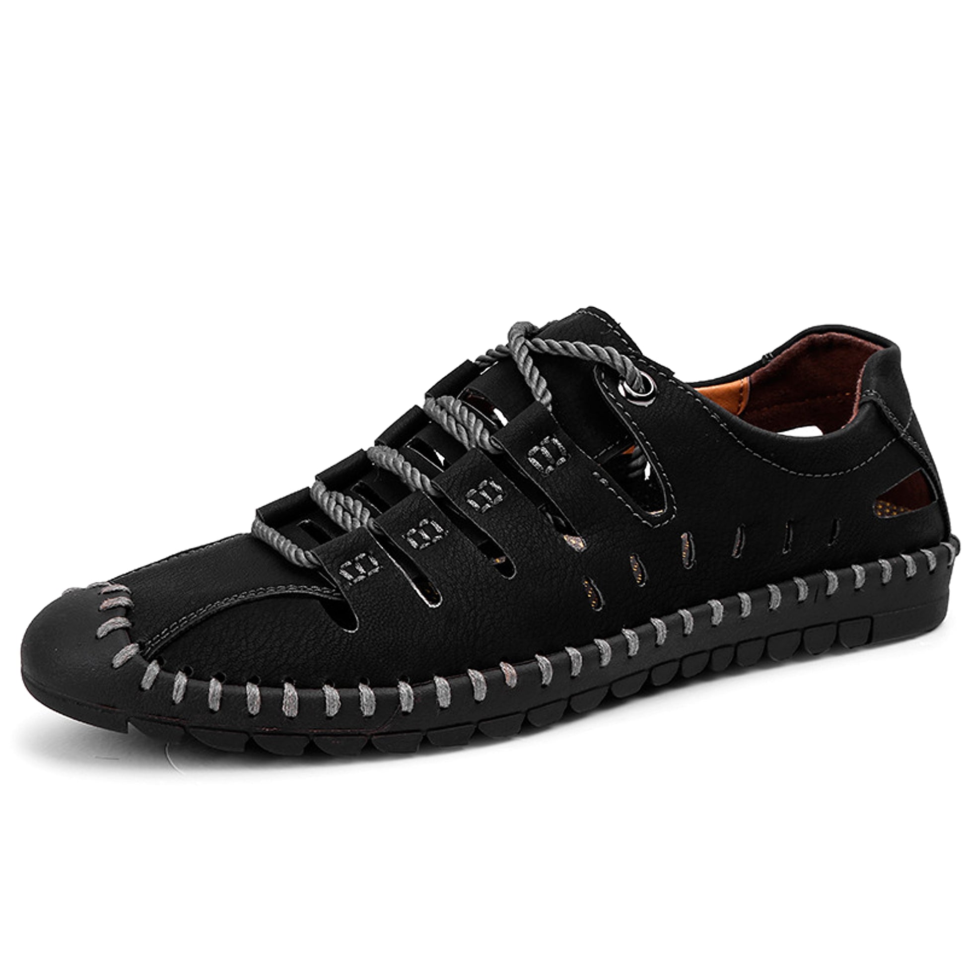 Comfortable Soft Sole Outdoor Casual Leather Shoes Men & Women - enhanced image 5