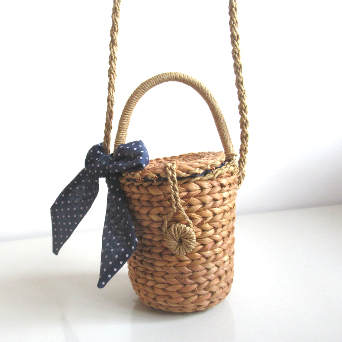 CornBelle™ – Mini Cylinder Woven Bag - enhanced image 5