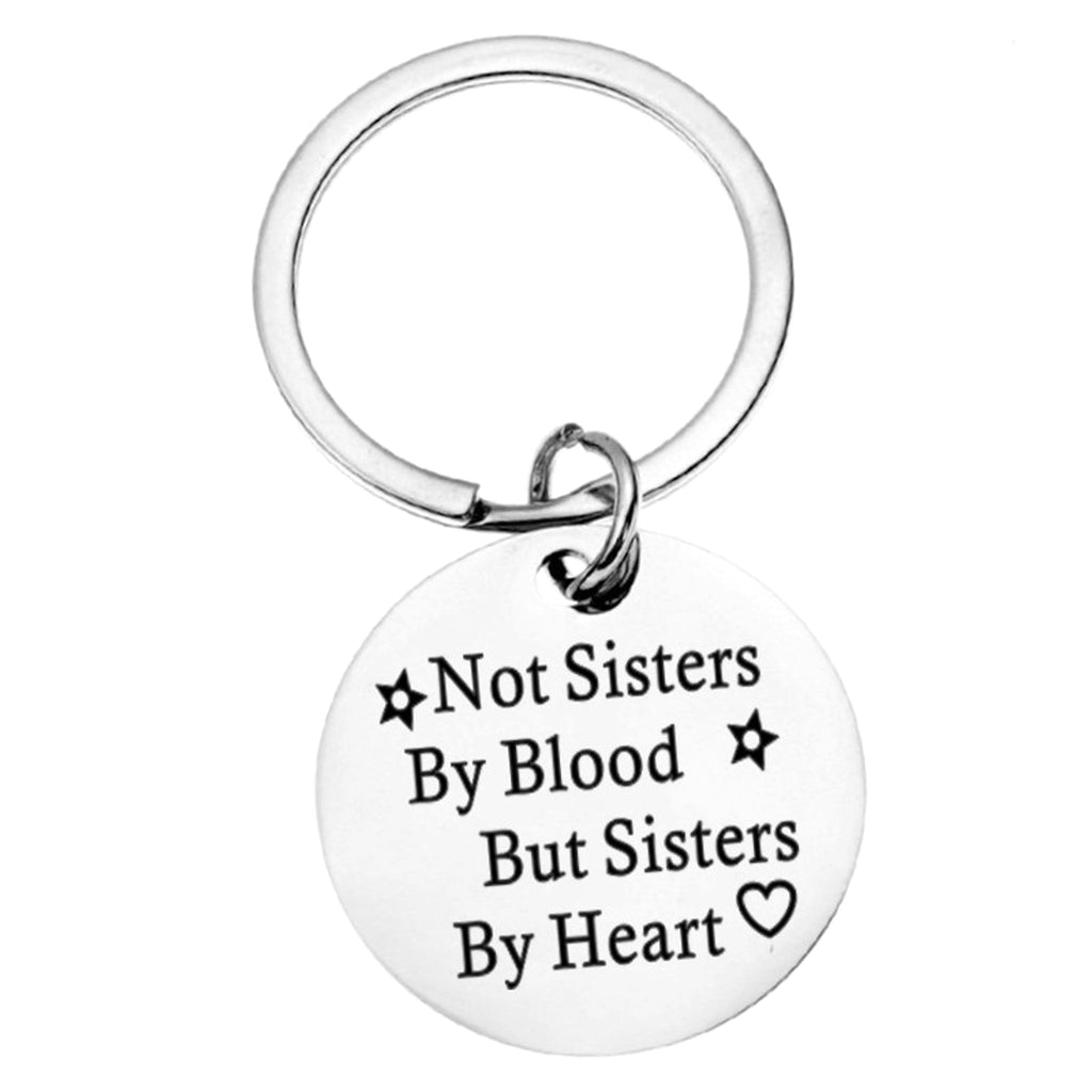 Personalized Stainless Steel Round Keychain – Engraved Pendant for Friends & Family - enhanced image 5