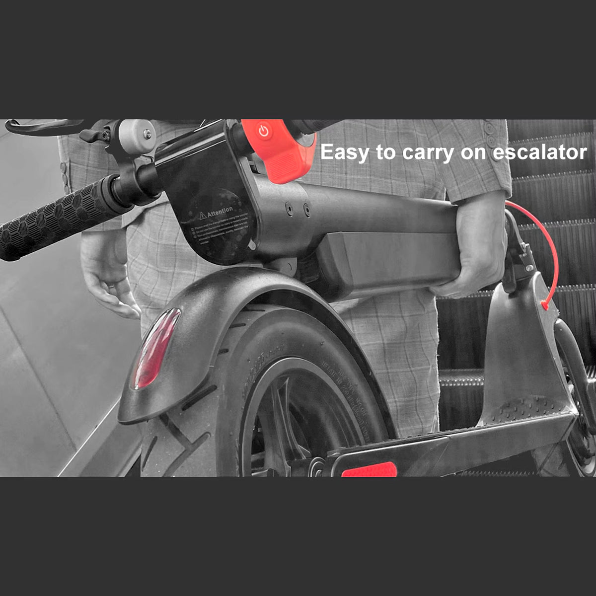 CruzaVolt™ Urban Ruffryde – 350W Electric Folding Scooter - enhanced image 5