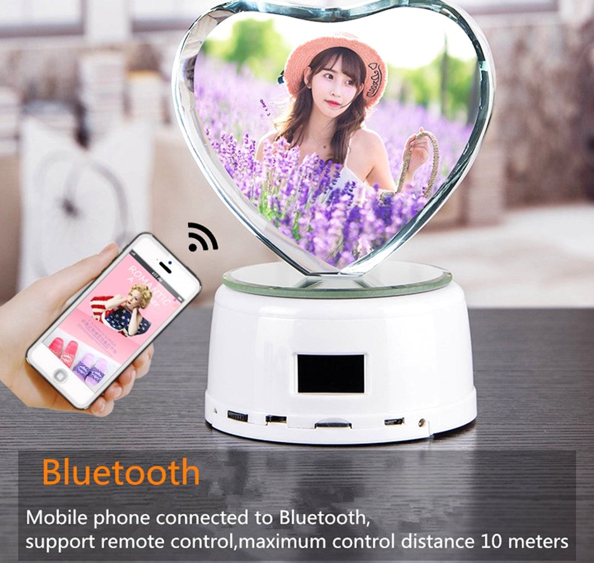 CrystalTune™ – Custom 3D Crystal Lamp with Bluetooth Music & LED Light - enhanced image 5
