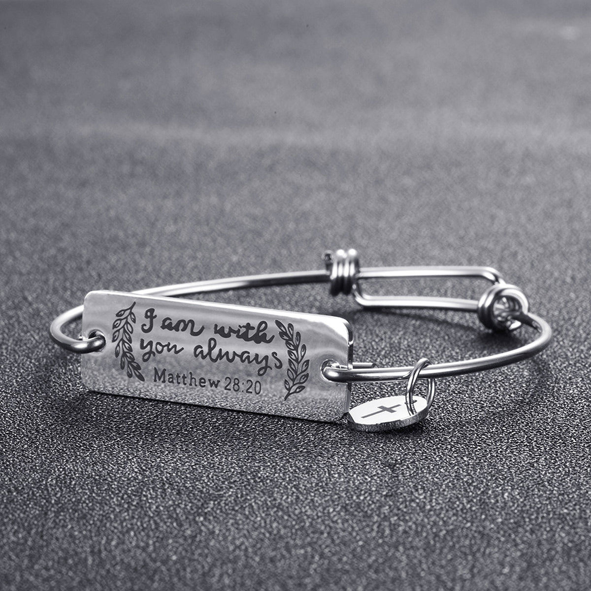 Personalized Engraved Stainless Steel Bracelet – A Timeless Keepsake! - enhanced image 5