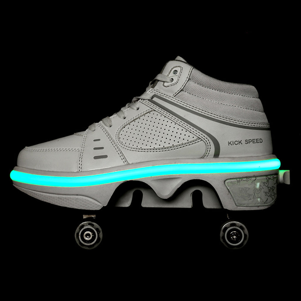 Deformation Shoes Double Row Rune Roller Skates - enhanced image 5