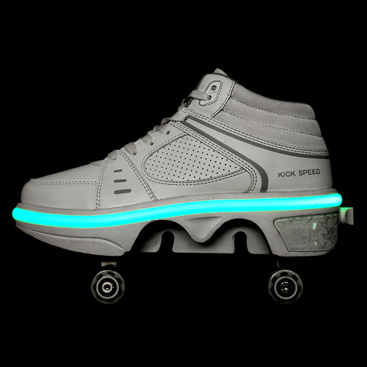 Deformation Shoes Double Row Rune Roller Skates - enhanced image 5