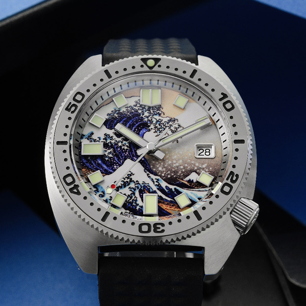 Diving watch mechanical watch - enhanced image 5