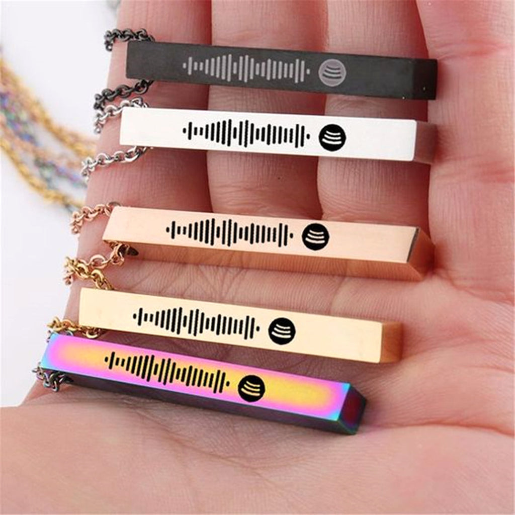 DIY Mirror Stainless Steel Rounded Three-dimensional Long Necklace - enhanced image 5