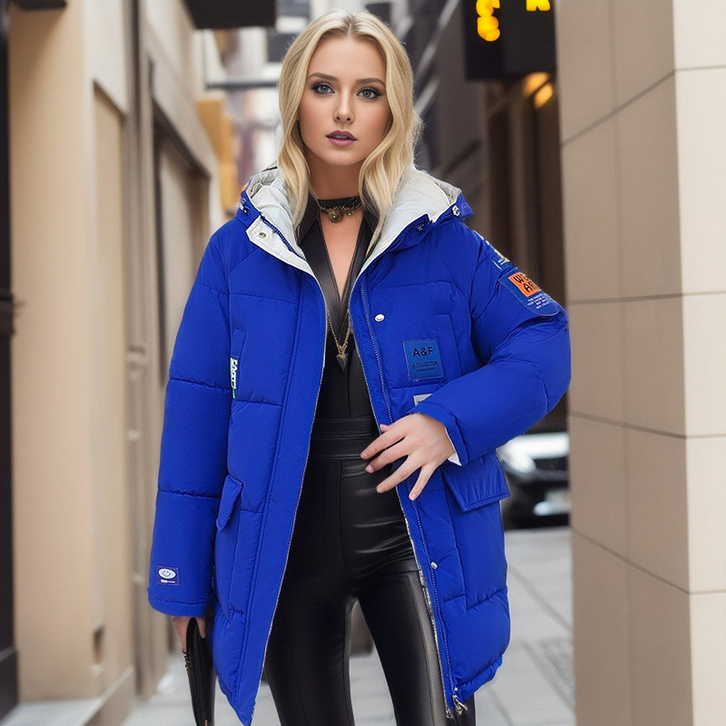 Double Sided Down Cotton Jacket For Women - enhanced image 5