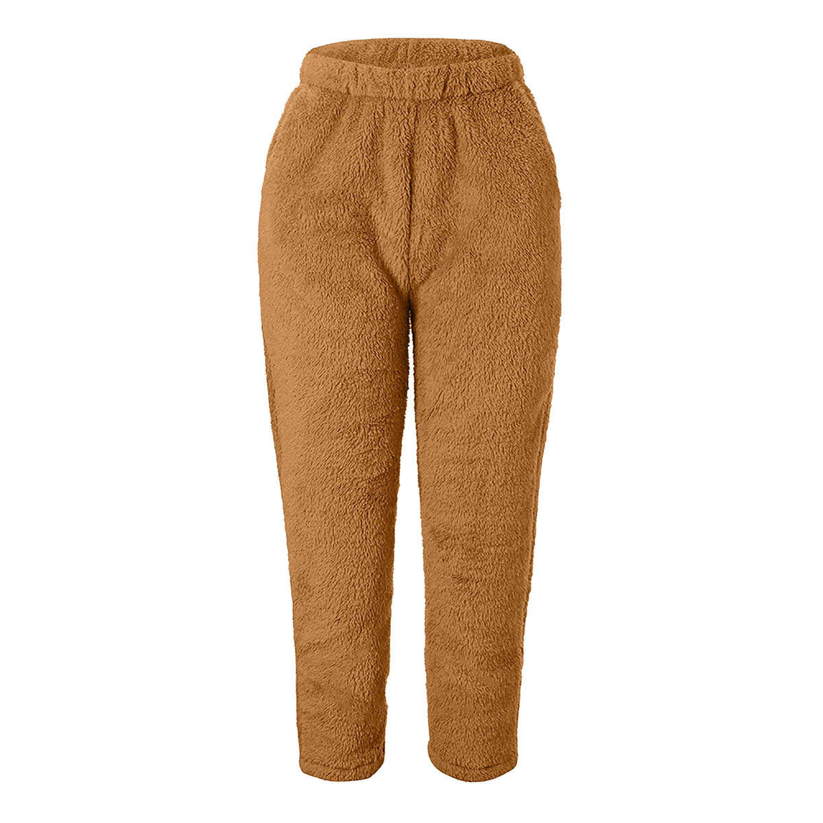 Double-sided Velvet Home Wear Women's Solid Color Loose Plush Pajama - enhanced image 5