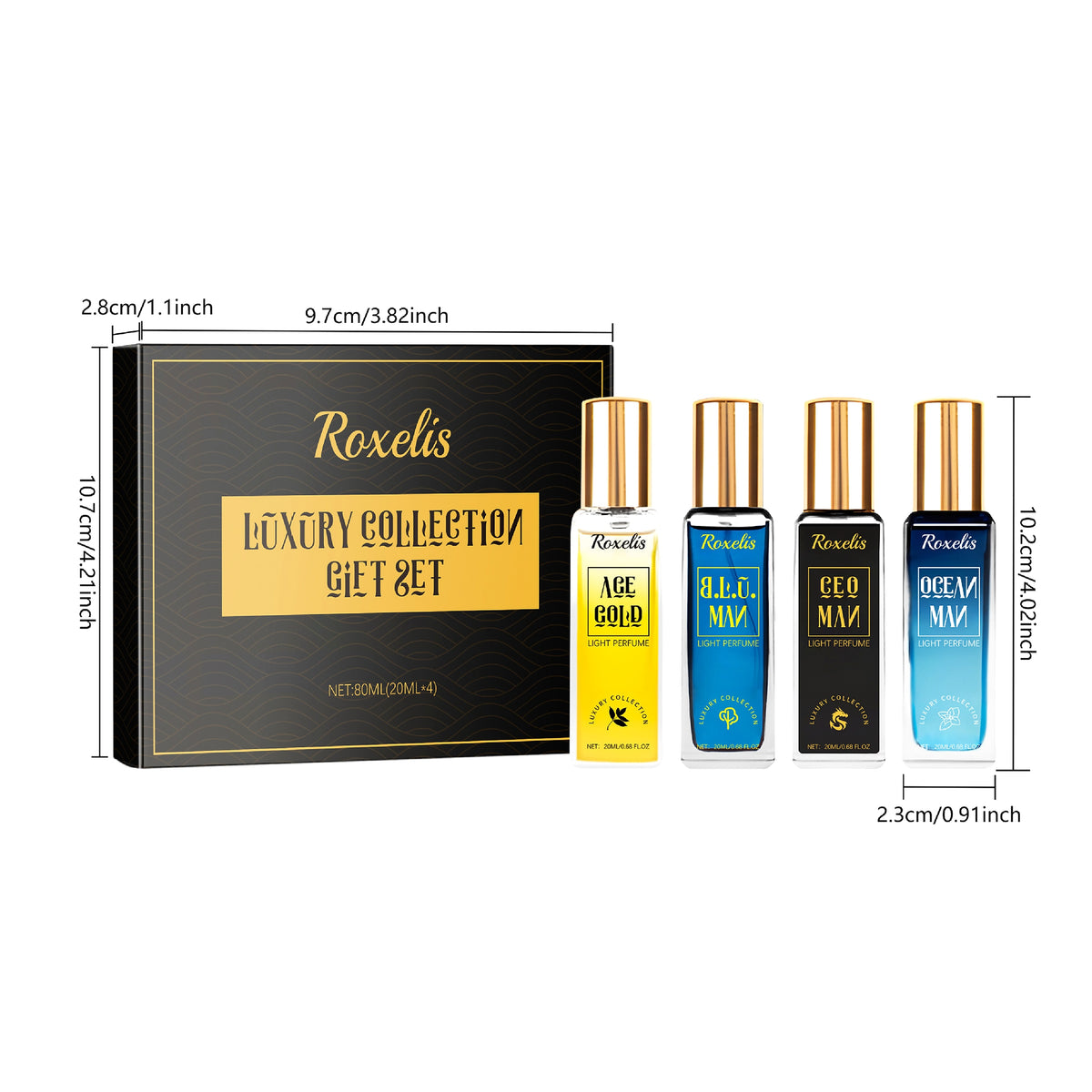 Roxelis™ Men’s Luxury Collection – 4 Scents of Power. One Signature Gift. - enhanced image 5