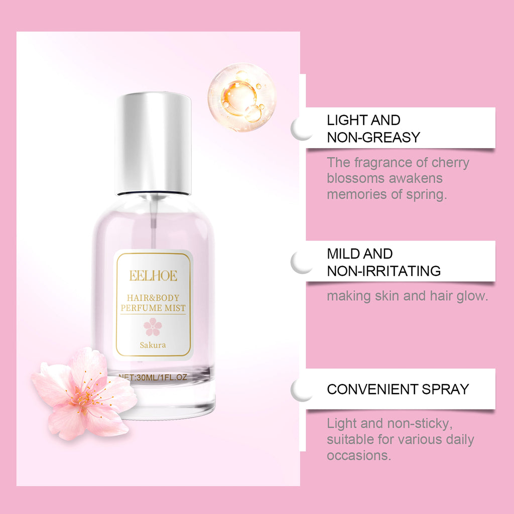 EELHOE Cherry Blossom Body Hair Eau De Parfum Spra Natural Niche Eau De Parfum Spray - enhanced image 5