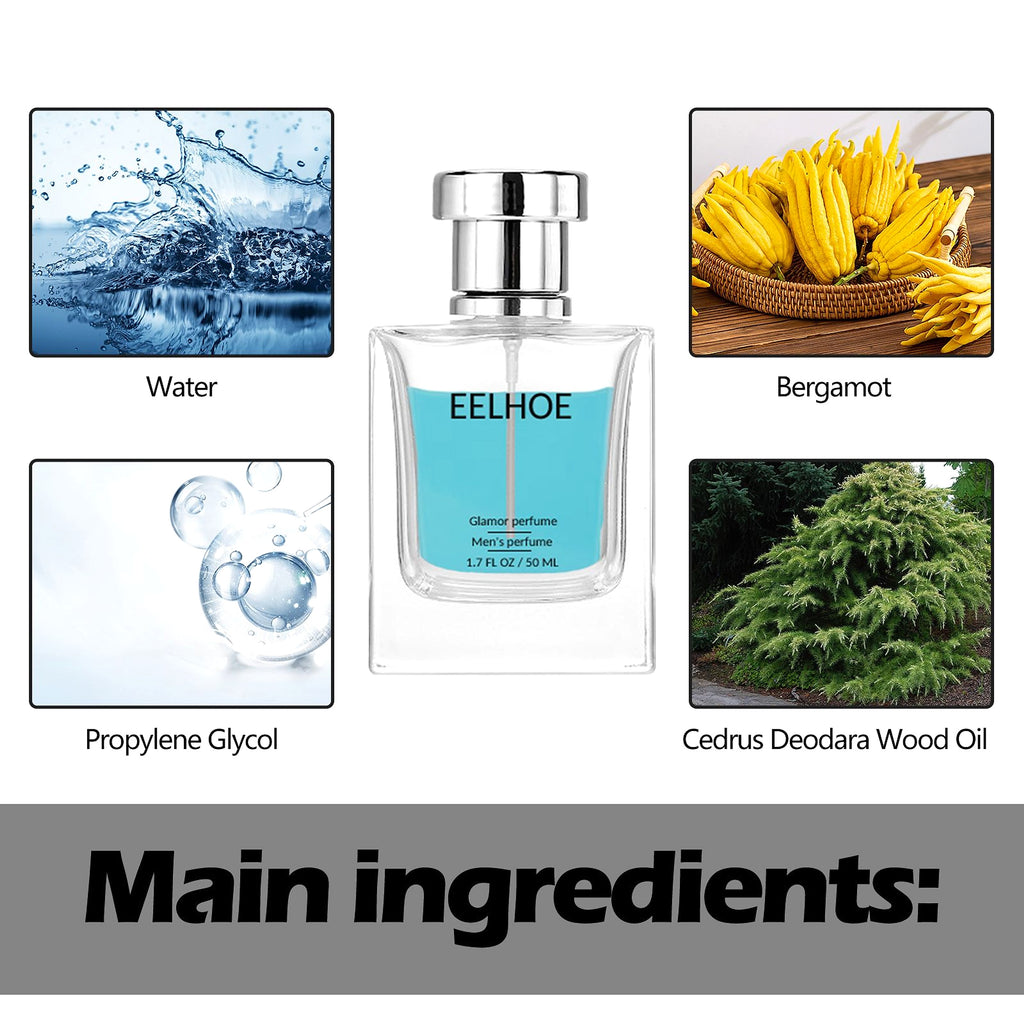EELHOE Pheromone Perfume Fresh Mild And Not Harsh Lasting Natural Bergamot Fragrance Dating Niche Perfume - vanilla, lavender - enhanced image 5