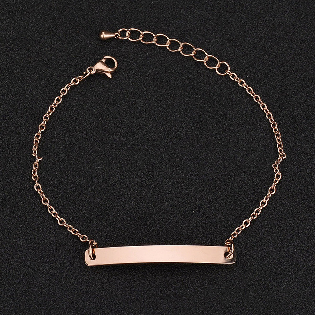 English Name Bracelet Personalized Titanium Steel Handwear - enhanced image 5