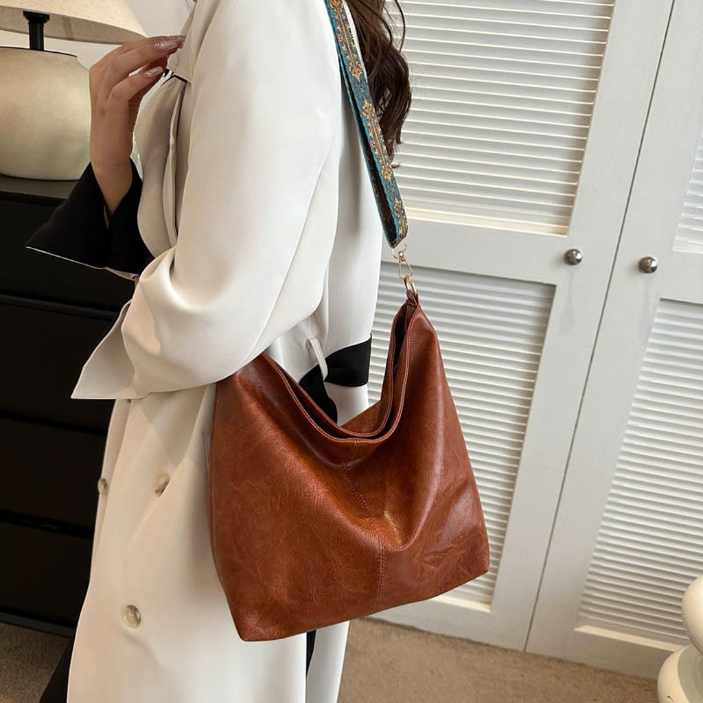 EthnicaBag™ – Women’s Shoulder Bag with Ethnic Wide Strap - enhanced image 5