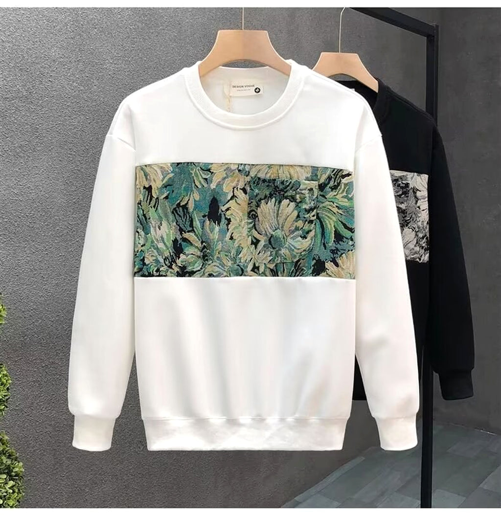 Fashion Brand Crew Neck Pullover Sweatshirt Men - enhanced image 5