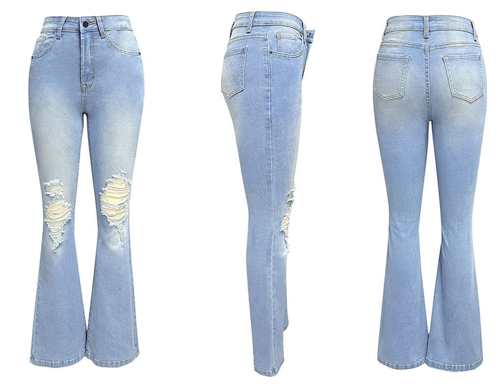 Fashion Temperament Wide-leg Jeans Women - enhanced image 5