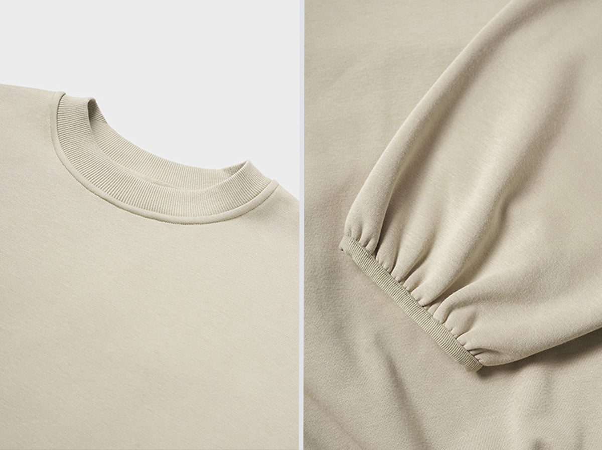 Fire Bone Round Neck Hoodie Short - enhanced image 5