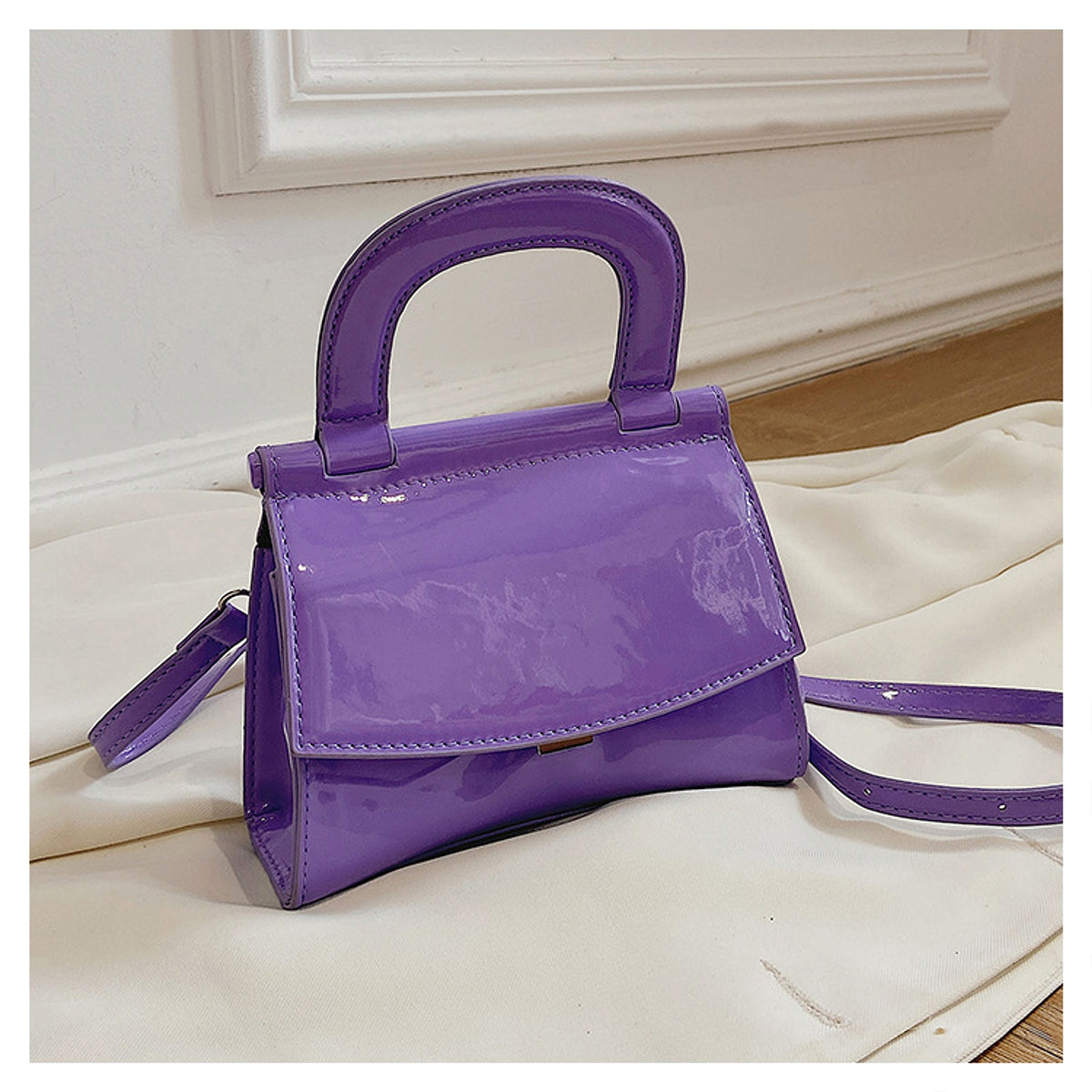 GlosséMini™ – Patent Leather Shine Bag - enhanced image 5