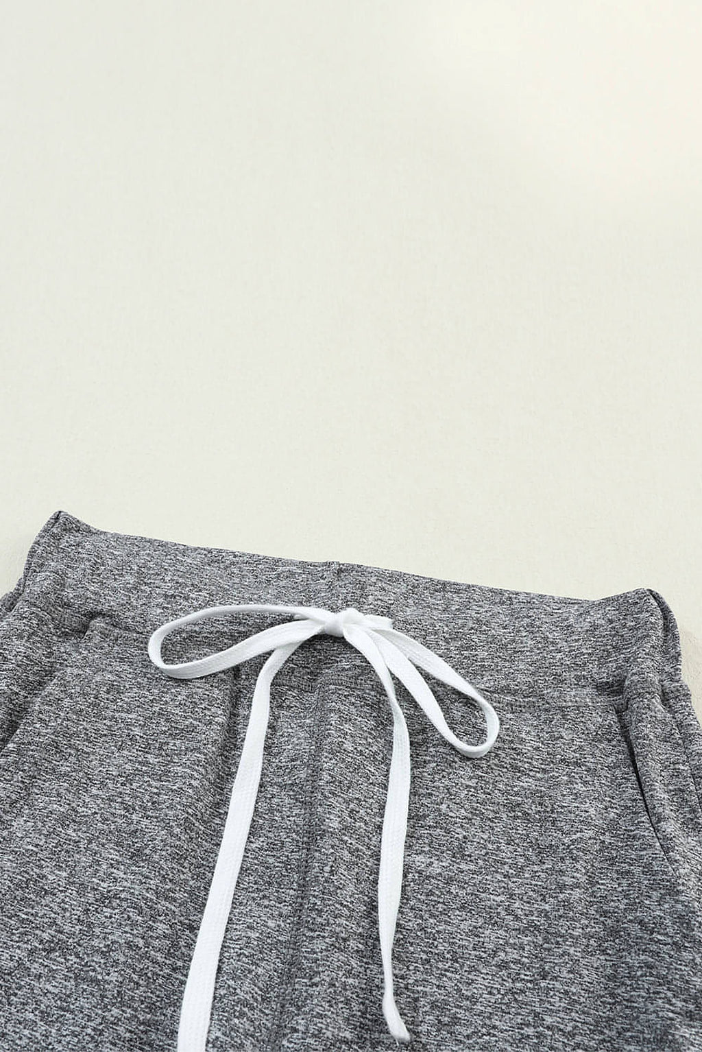 Gray Drawstring Waist Pocketed Joggers - enhanced image 5