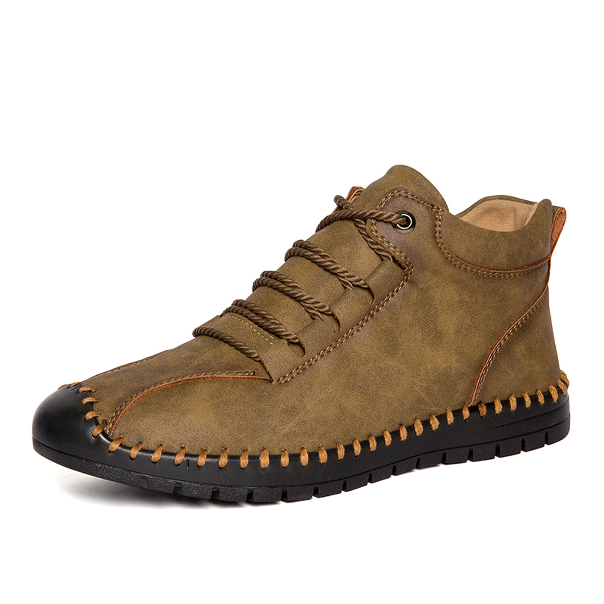 Hercule - Bottines en Cuir avec Lacets - enhanced image 5