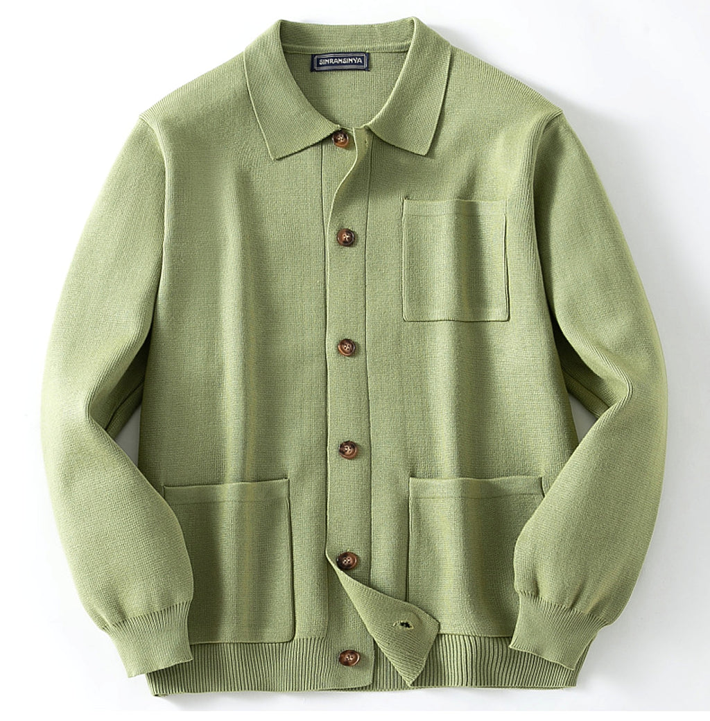 High-density Sweater Shirt Collar Long Sleeve - enhanced image 5