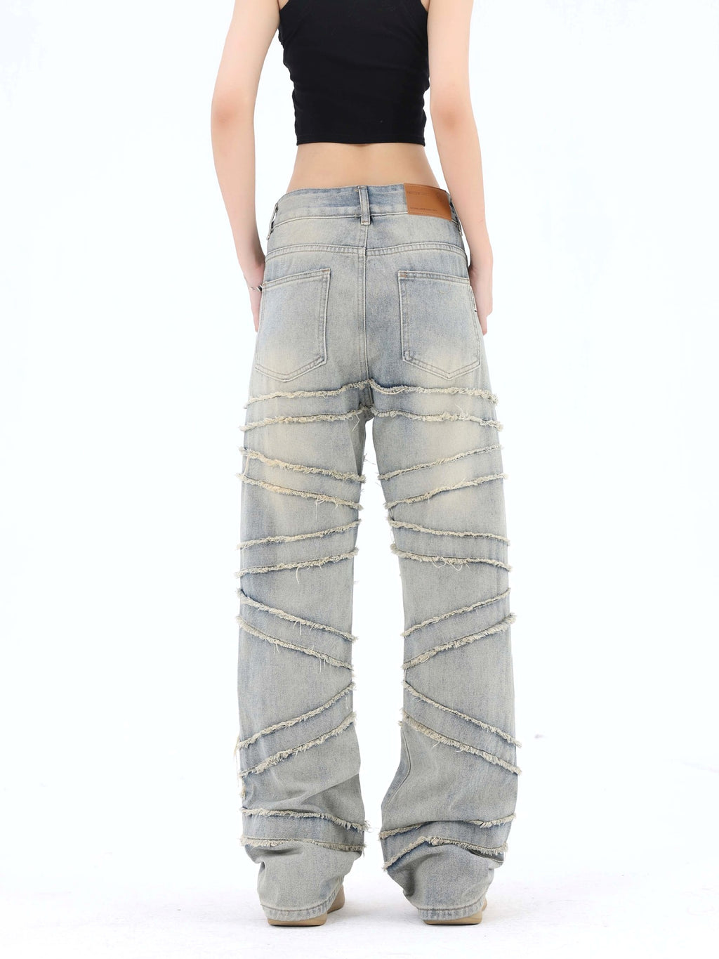 High Street Women 's Jeans With Whiskers Youth - enhanced image 5