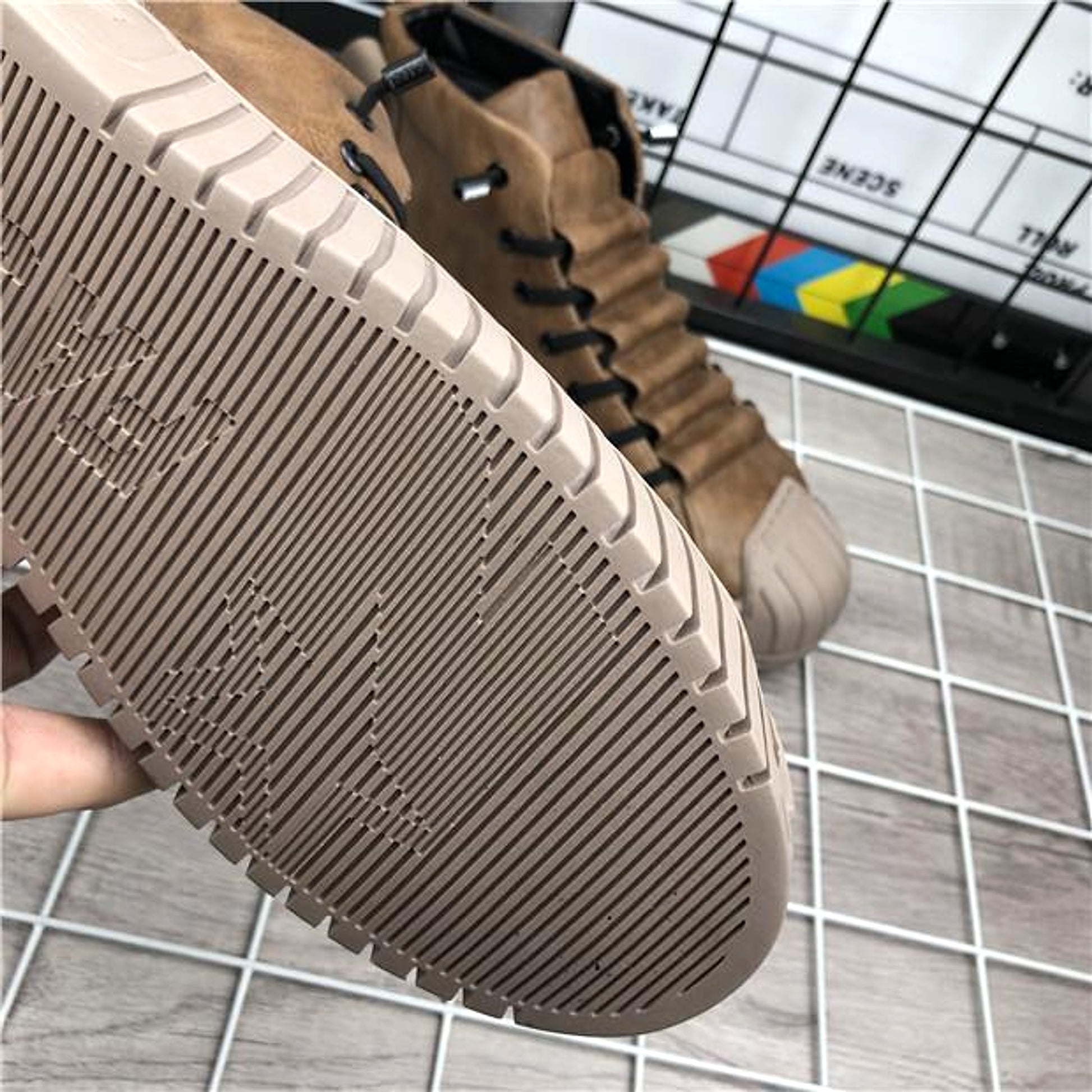 High-Top Thick Bottom Shoes Casual Sneakers - enhanced image 5