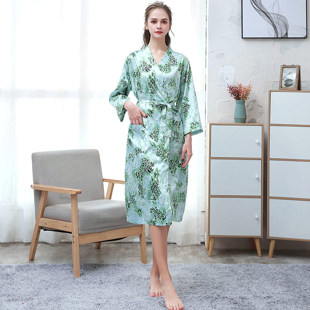 Ice Silk Couple Pajamas - enhanced image 5