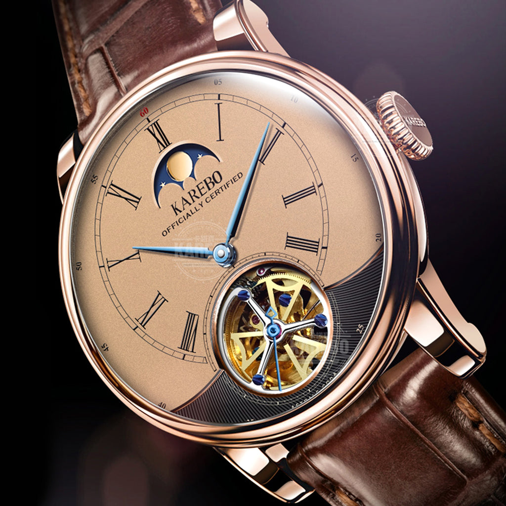 KAREBO - Men's automatic mechanical watch - enhanced image 5
