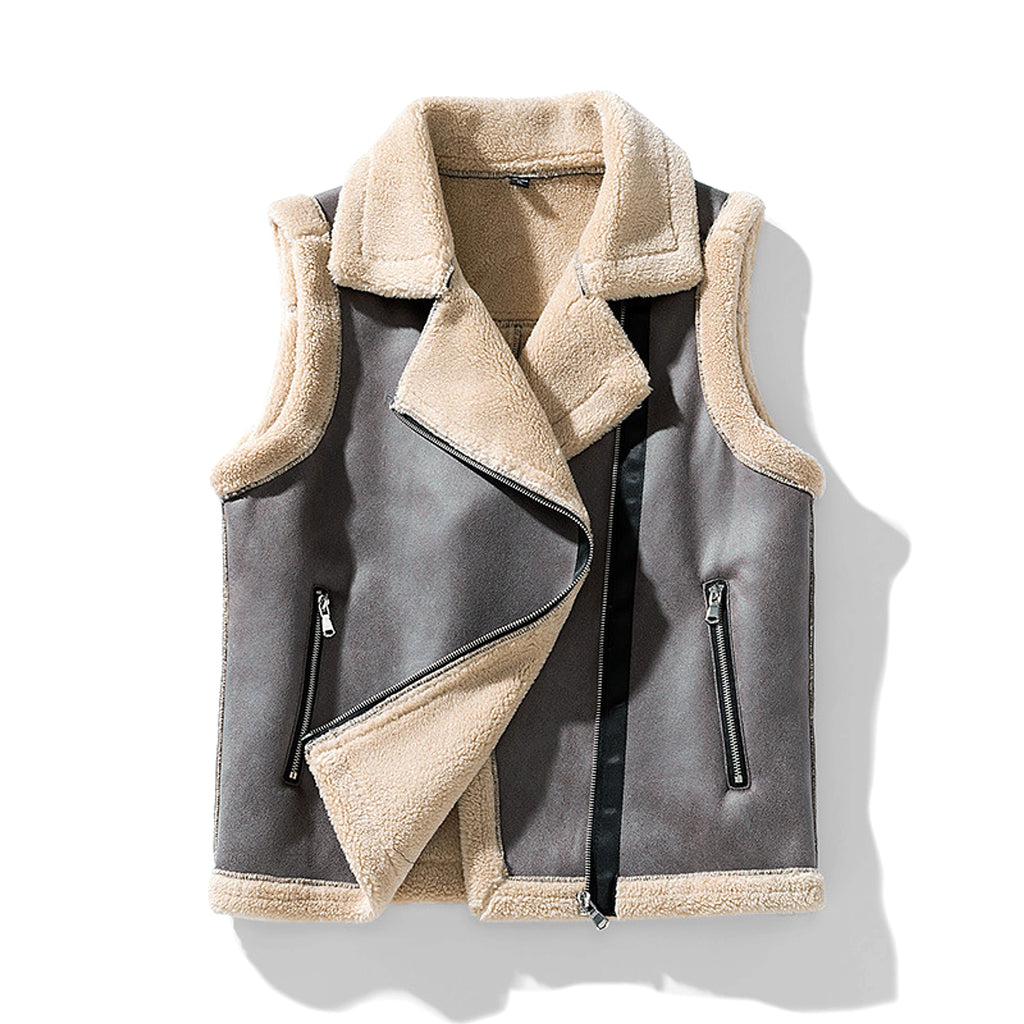 Lambswool Vest Coat Men's Jacket - enhanced image 5