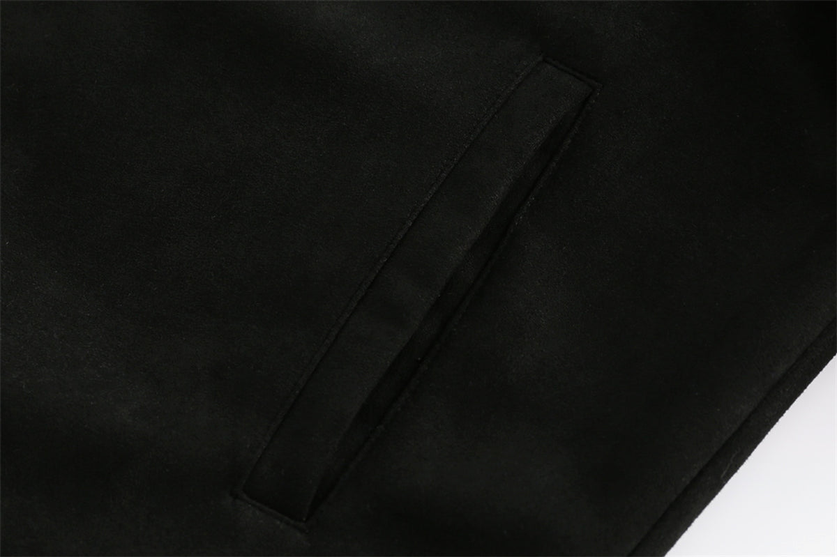 Letter Floral Embroidered Jacket For Men - enhanced image 5