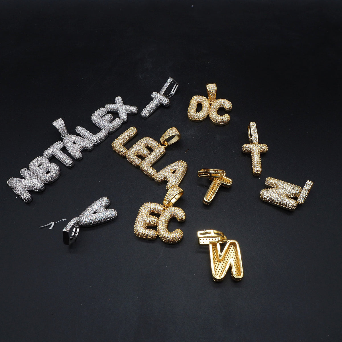 Personalized Letter Pendant Necklace – Minimalist Gold & Silver Initial Jewelry - enhanced image 5