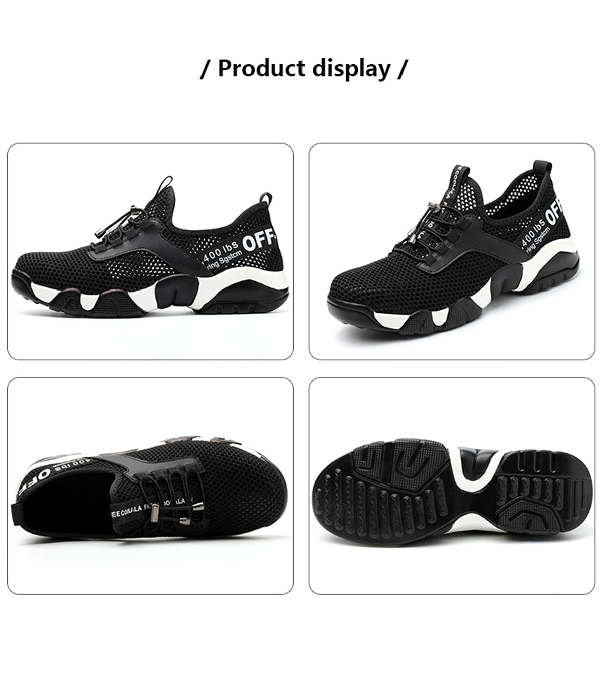 Lightweight protective shoes for men - enhanced image 5