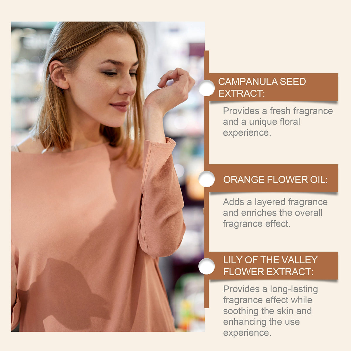 Love Addiction Hero - Campanula Flower Perfume For Women Mild Lasting Fragrance - enhanced image 5