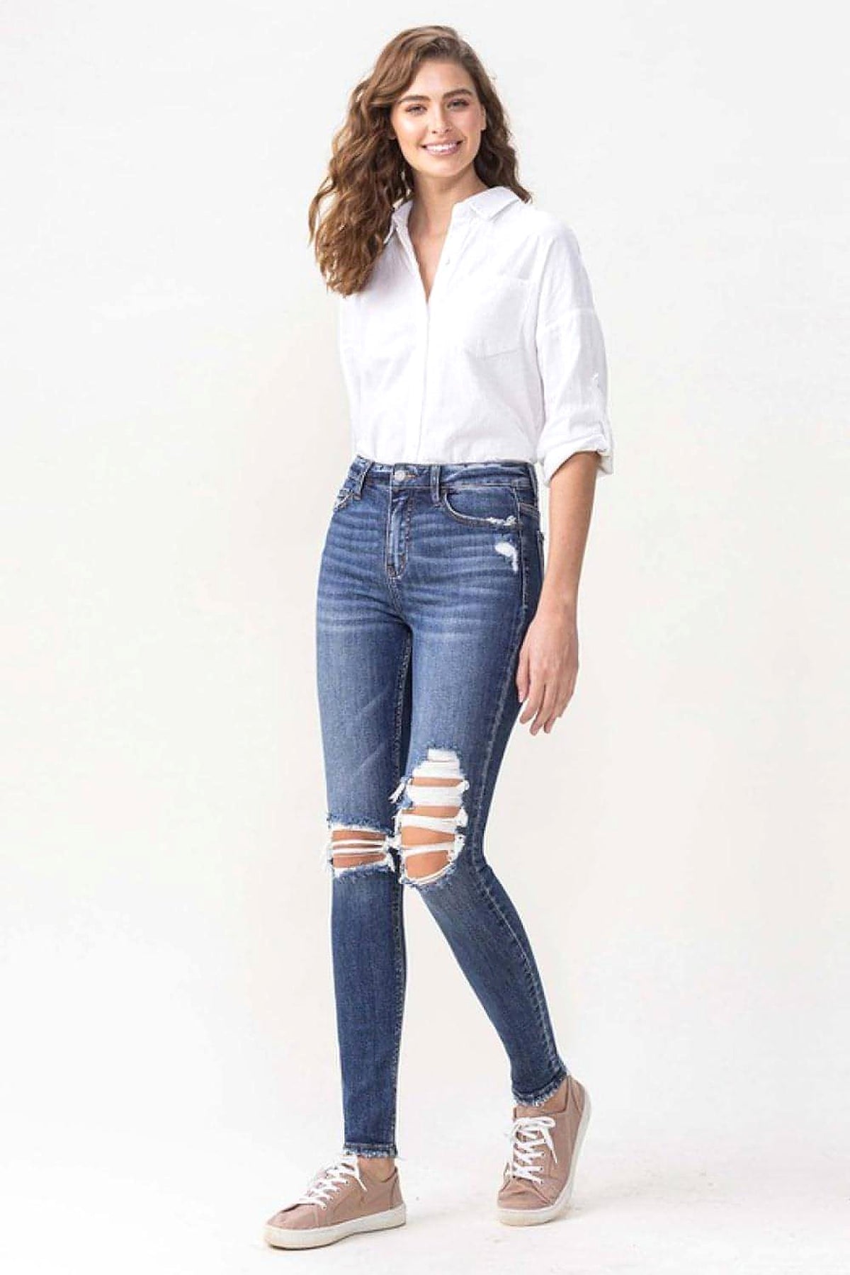 Lovervet Hayden Full Size High Rise Skinny - enhanced image 5