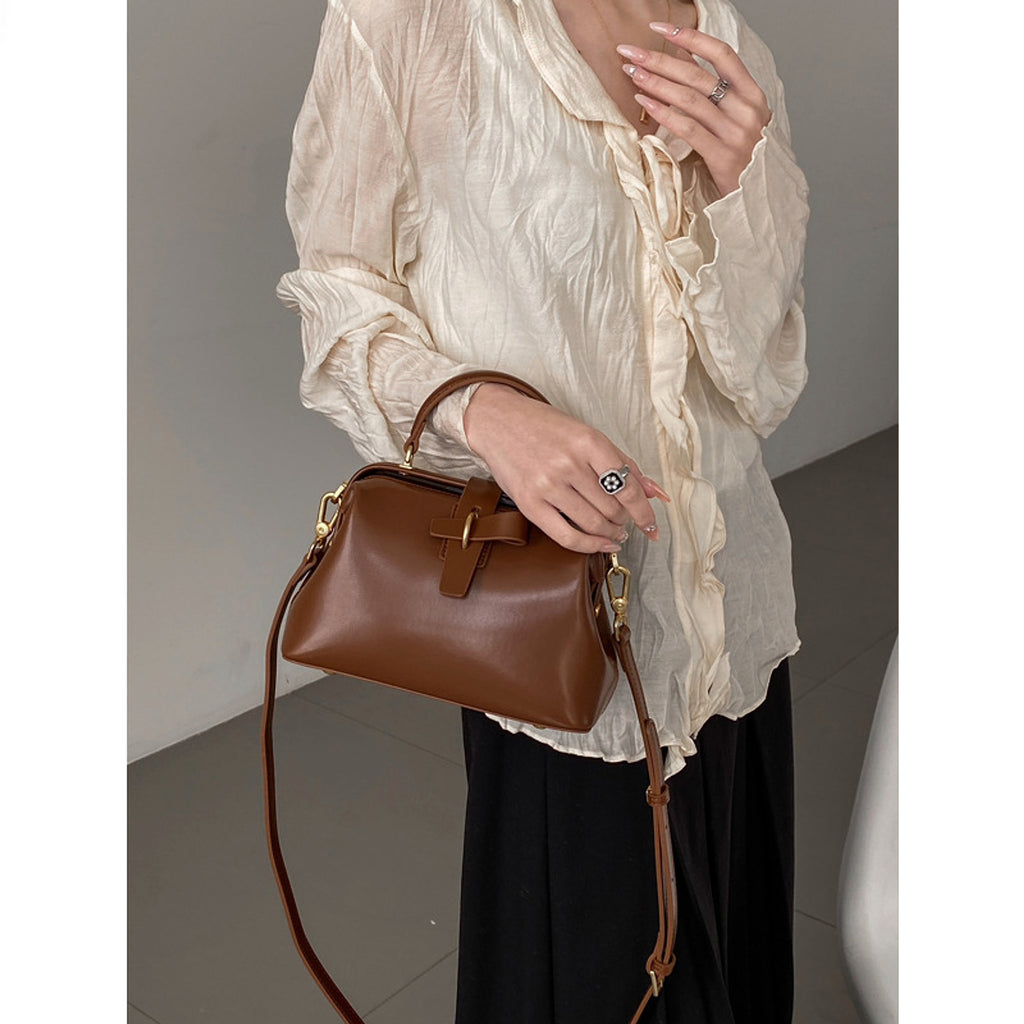 LuxeTann™ – Atelier Box Cowhide Bag - enhanced image 5
