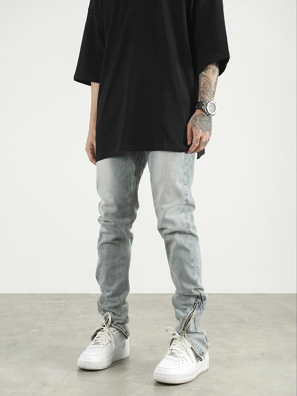 EdgeSplit™ – High Street Slim Jeans with Zipper Hem - enhanced image 5