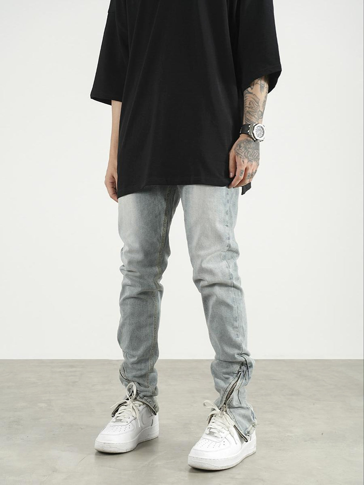 EdgeSplit™ – High Street Slim Jeans with Zipper Hem - enhanced image 5