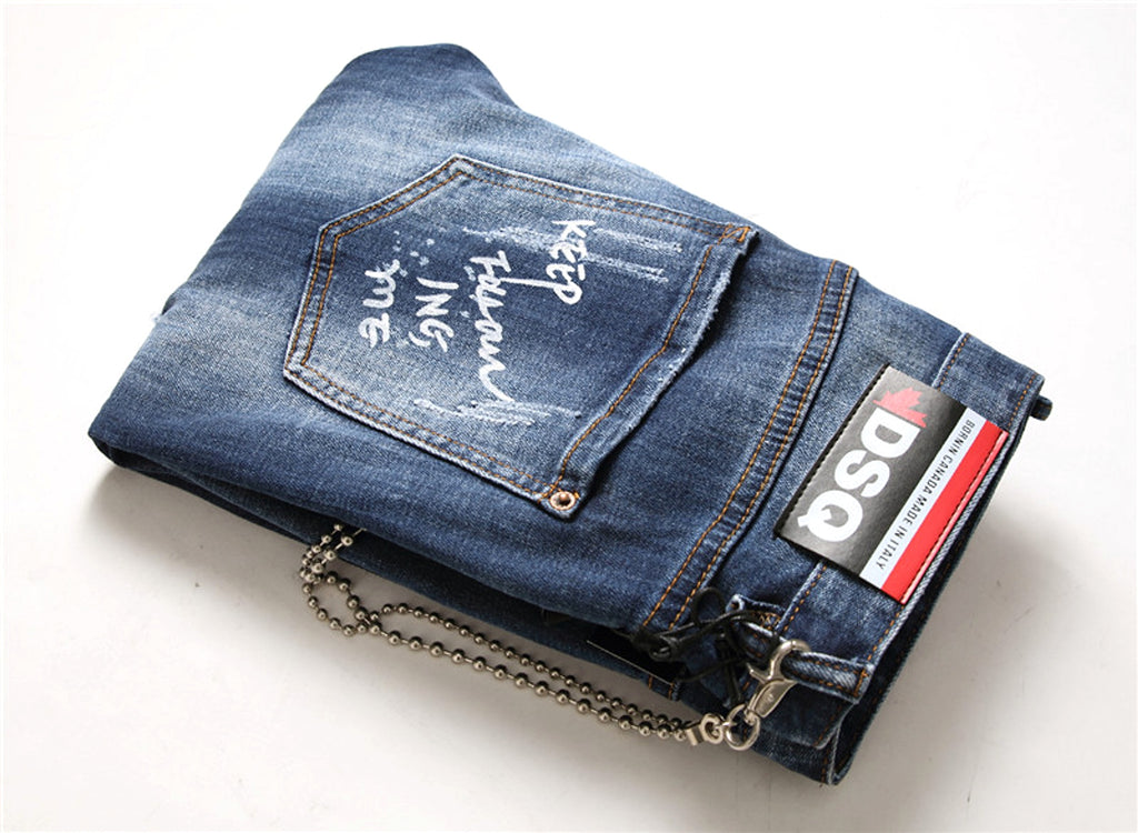 men jeans famous D2 Men slim jeans - enhanced image 5