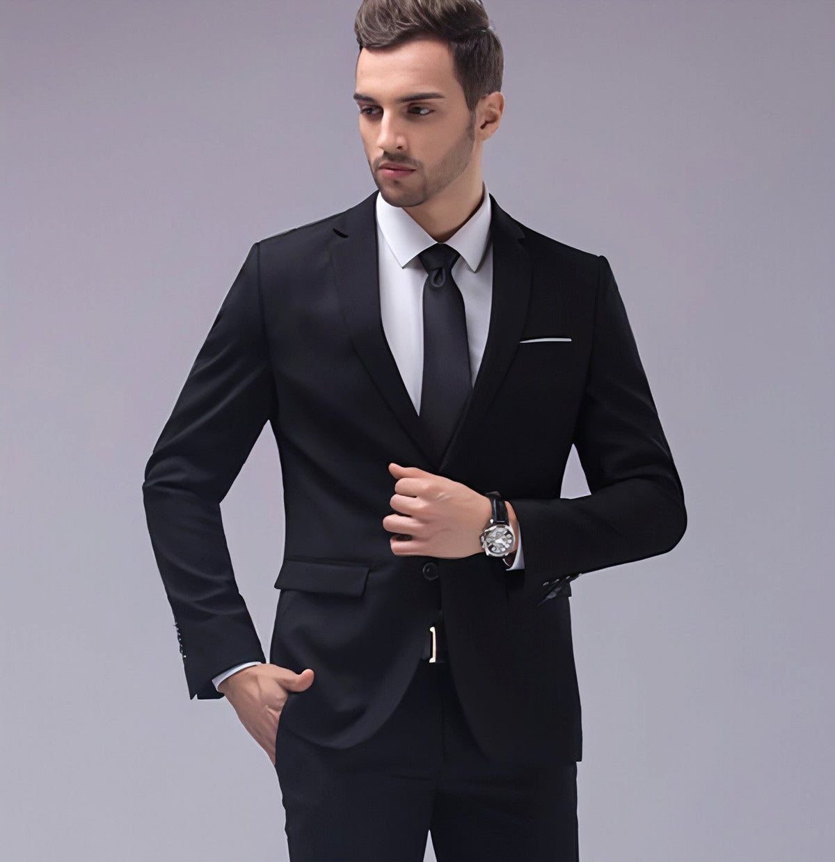 Valverro™ – Classic Men's Business Suit - enhanced image 5