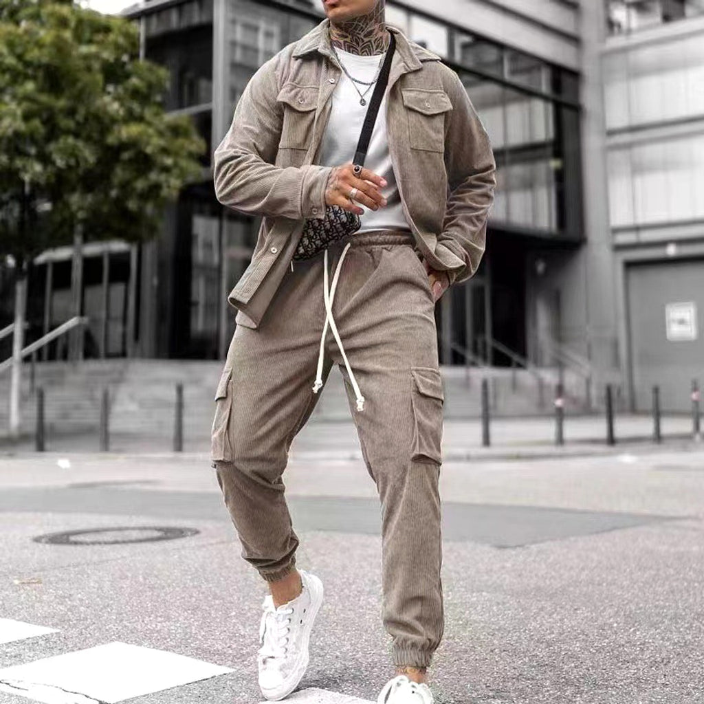 LUXEEDIT™ – Ribbed Street Tracksuit Set - enhanced image 5